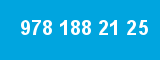 978 188 21 25 978 188 21 25